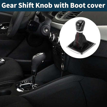 5 Speed Manual Gear Shifter Knob & Cover for Ford Focus 2 MK2 (2006-2011)
