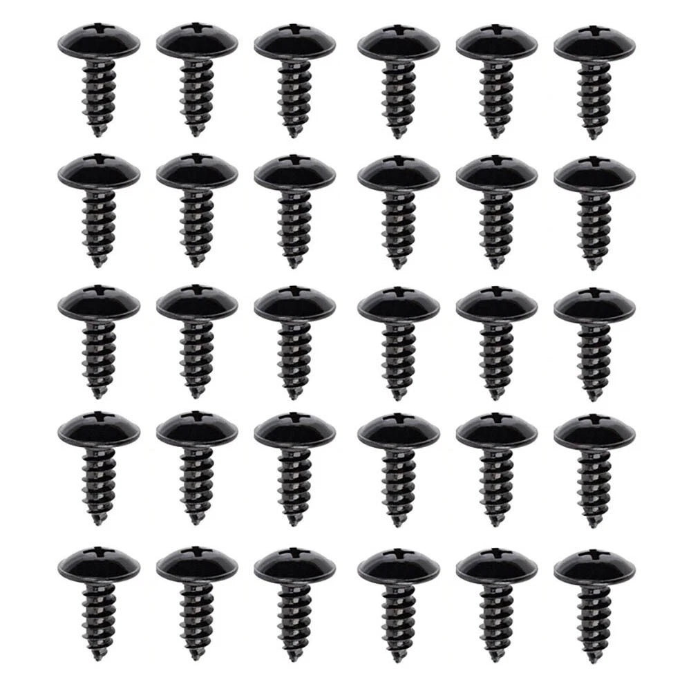 30 Pcs Fender Liner Retainer Screws for Hyundai Accent