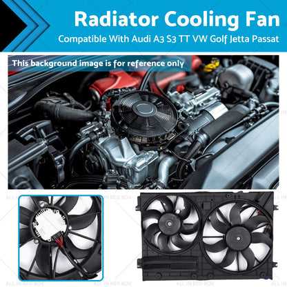 Radiator Cooling Fan for VW Passat, Jetta, Tiguan, Golf, Touran (2005-2015)