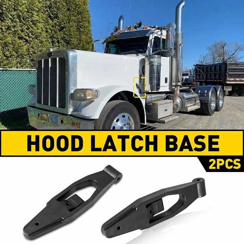 Hood Latch Base 2 x for Kenworth T300 T600 T800 W900 Peterbilt
