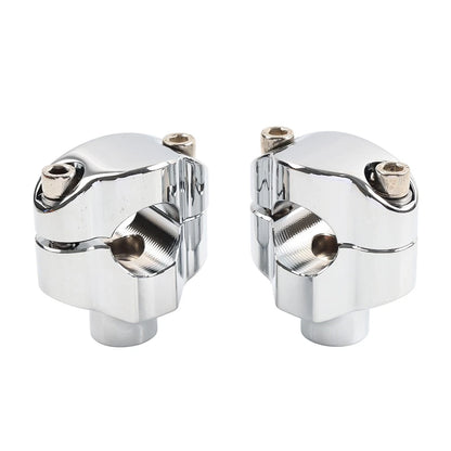 1.65" Tall Handlebar Riser Mount Clamp for Harley Dyna Softail Sportster