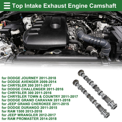 Air Intake Exhaust Engine Camshaft for DODGE JOURNEY (2011-2018)