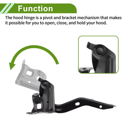 Bonnet Hinges for Toyota Corolla 2020-2022 Front Bonnet Bracket - 1 Pair