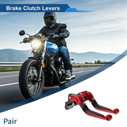 Brake Clutch Lever Adjustable Short Long for Kawasaki ER-5 (04–05)