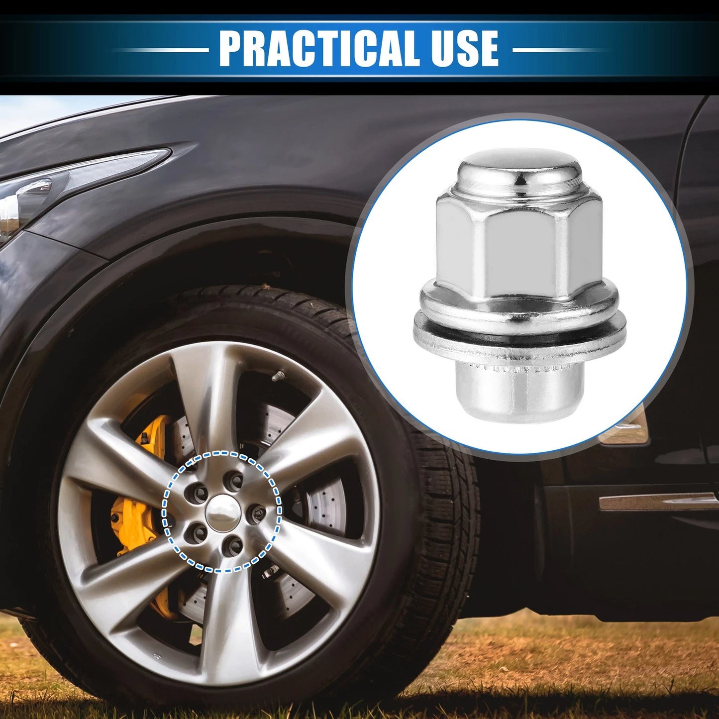 20 x Lug Nuts M12x1.25 for INFINITI EX35 (2008-2012)