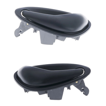 2 x Front Door Handle Inner Black for Holden Commodore (1997–2007)