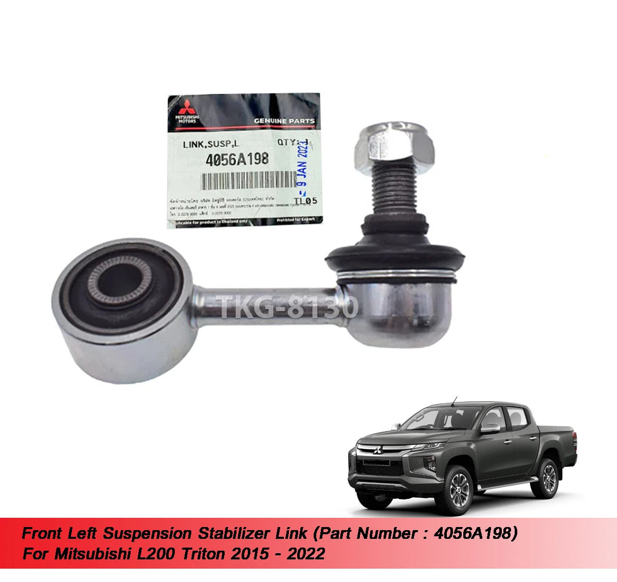 2 x Suspension Stabilizer Links for L200 Triton (2015-2022)