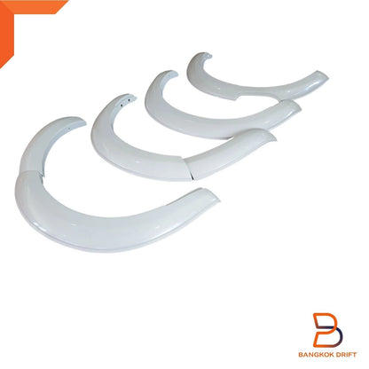White QM1 Fender Flares for Nissan Navara D23 Ute (2021-2024)