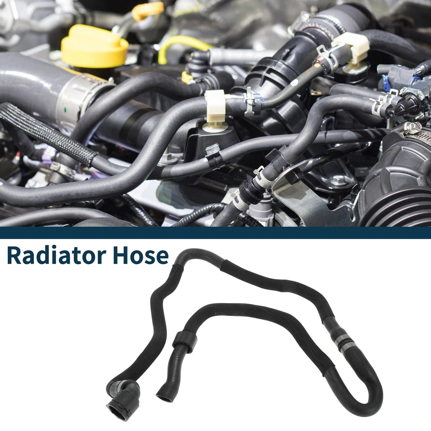 Radiator Hose for BMW 640i Base 3.0L (2012-2018) - Coolant Pipe Replacement