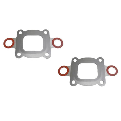 2Pcs Dry Joint Elbow Gasket for MerCruiser 4.3/5.0/5.7/6.2L