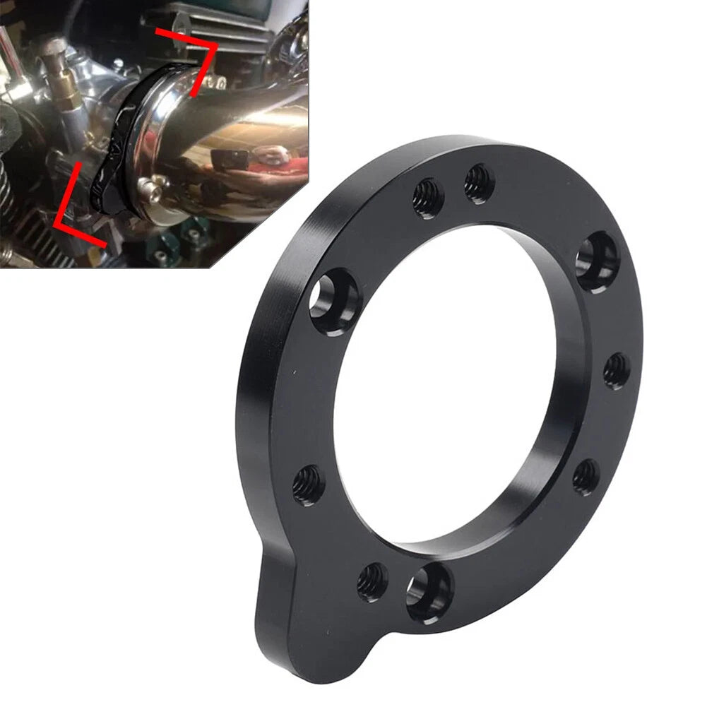 BLK Air Filter Cleaner Adapter Plate for Harley CV & S&S Super E G Carburetor