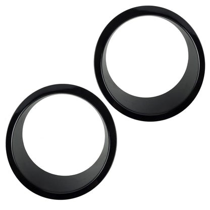 Black Headlight Ring Cover Trim Bezels for Jeep Wrangler JK JKU (2007-2018)