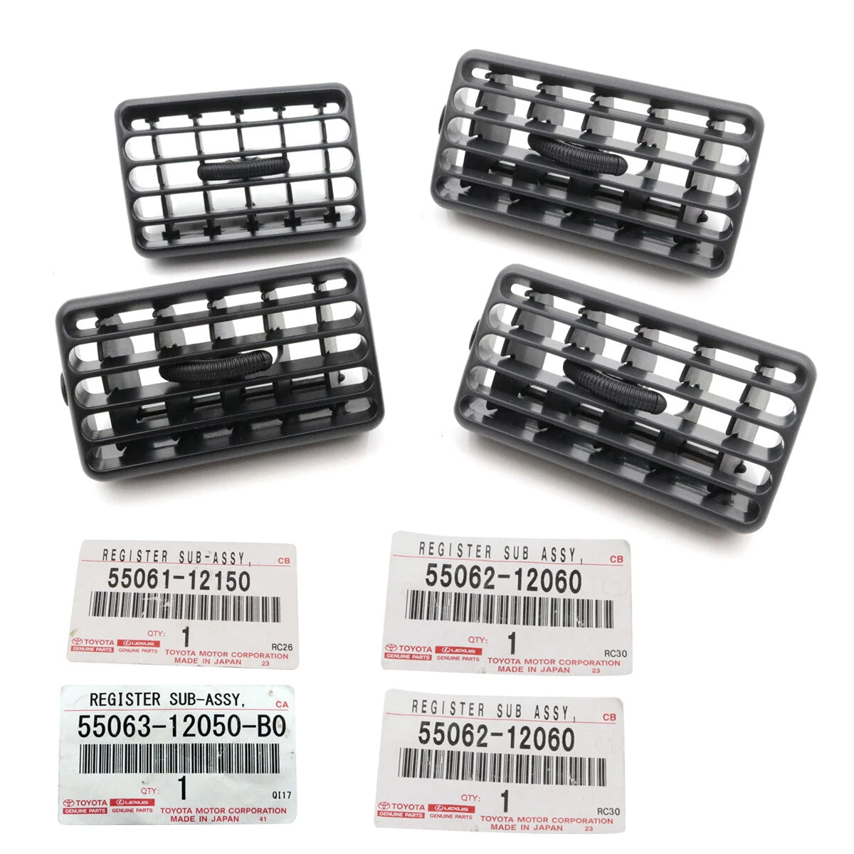 Air Vent Set for Toyota Corolla Hatchback AE100 AE104 CE105 EE102 106 1991-1997
