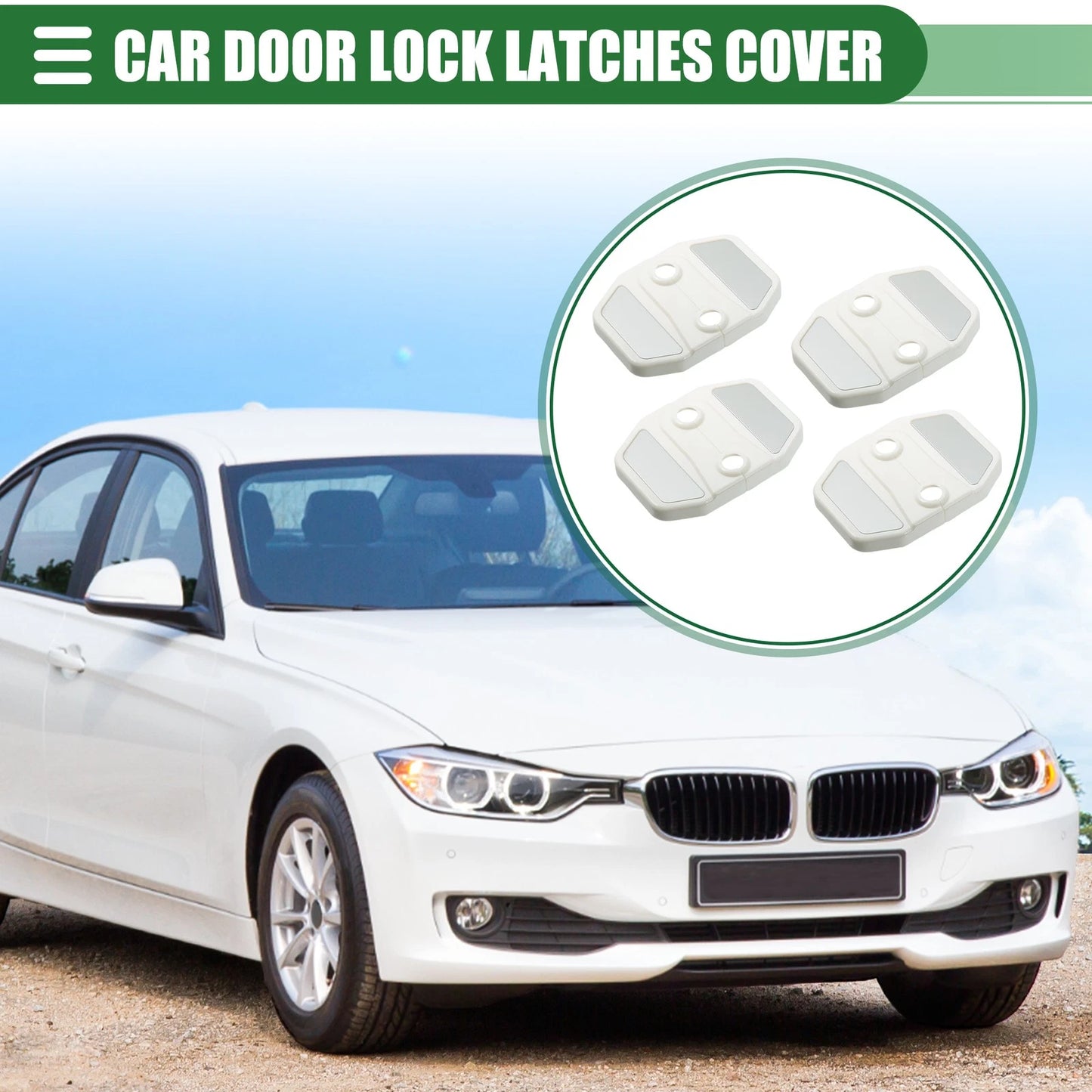 4pcs Car Door Latch Lock Covers for BMW 1 Series 2 Series (2011-2020)