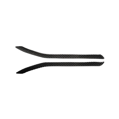 Carbon Fiber Parts Rear Light Fog Lamp Cover Trim fit for Tesla Model X