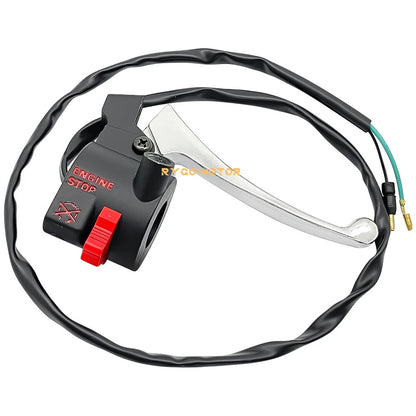 Right Start Stop Kill Switch & Brake Lever for Honda CRF50 CRF50F (2004–2023)