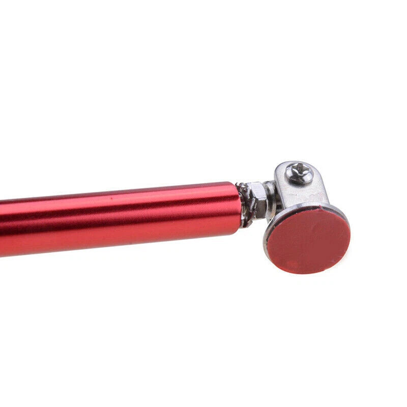 Adjustable Red Bumper Lip Splitter Strut Rod Support Tie Bar 3-5" for Car