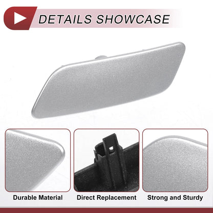 Front Left Washer Nozzle Cover for Lexus GS200t (2016-2019) - Silver Tone