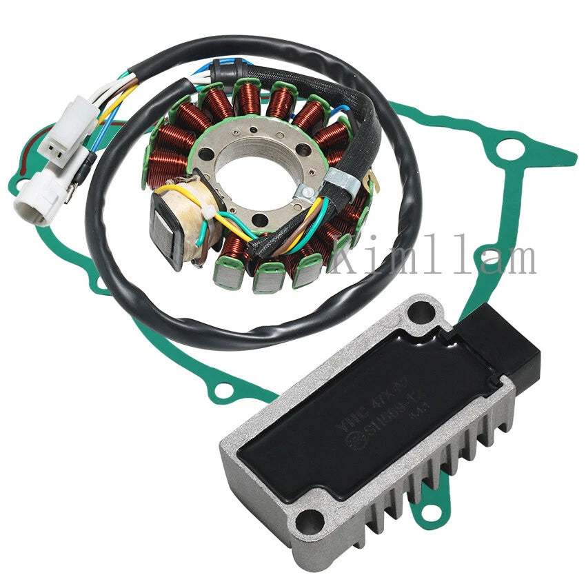 Stator Coil, Regulator, Gasket for Yamaha TTR225, XT225 Serow 225 (99-07)