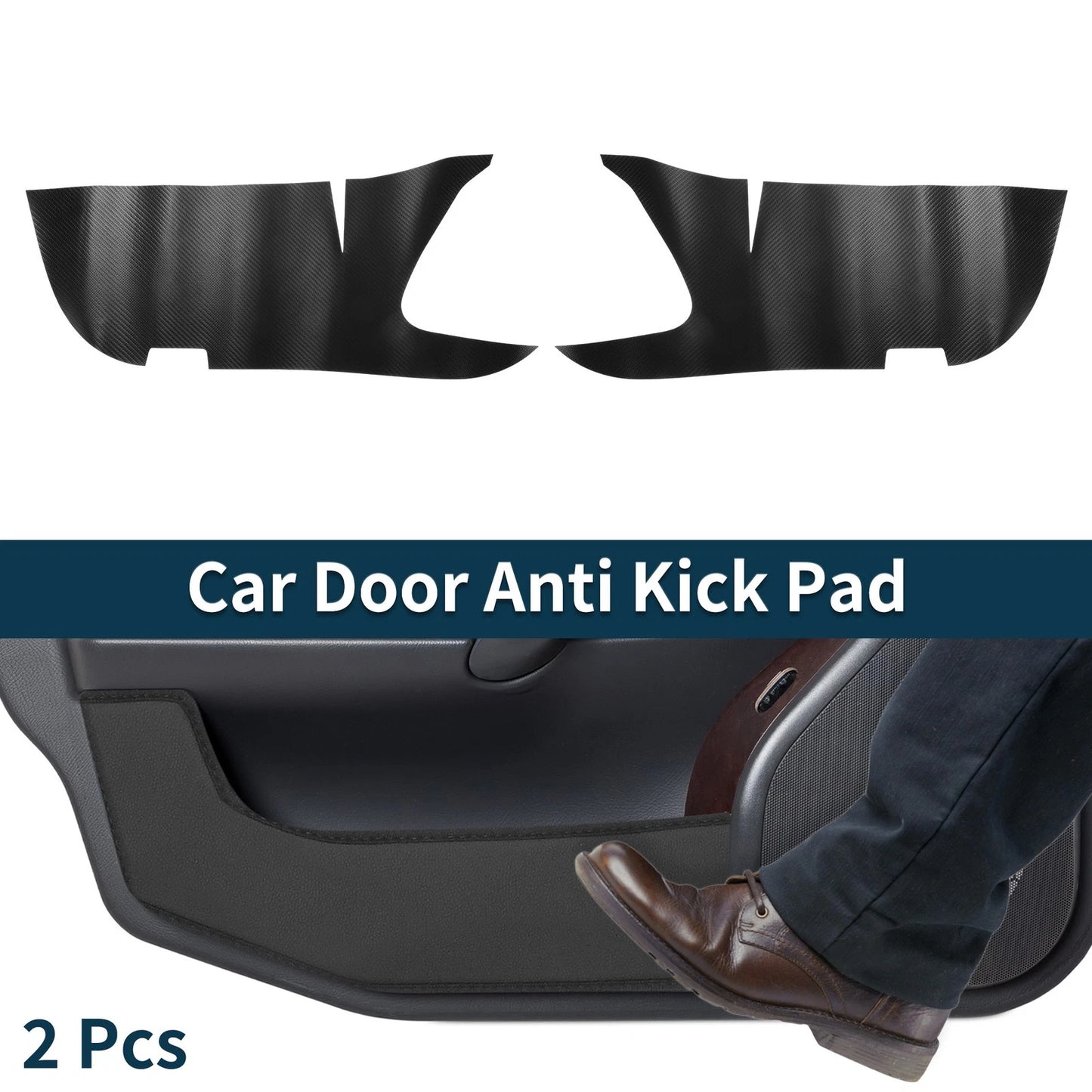 Faux Leather Anti Kick Pad Sticker for Toyota Vellfire (40 Series)