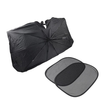 3 x Windshield Sun Shade Umbrella Front Window Cover Small Sizes