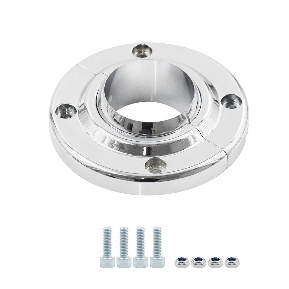 2" Aluminum Alloy Swivel Steering Column Floor Mount Chrome for SBC BBC