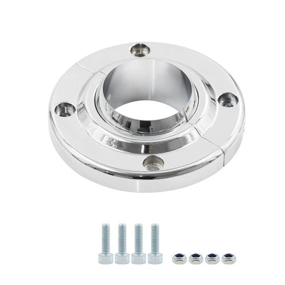 2" Aluminum Alloy Swivel Steering Column Floor Mount Chrome for SBC BBC