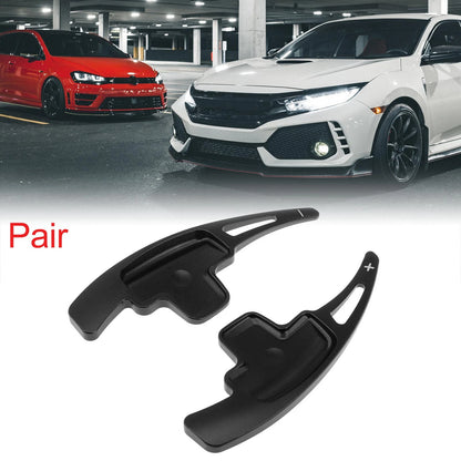 Black Steering Wheel Shift Paddle Shifter Extensions for Mercedes-Benz C350