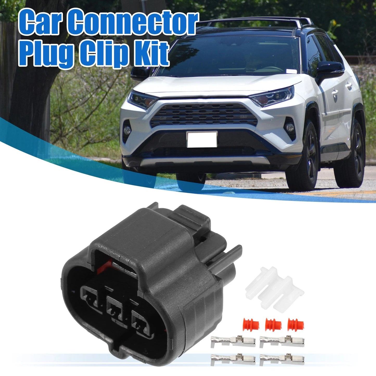 3 Pin MAP Turbo Sensor Connector Adapter Plug Clip Kit for Toyota