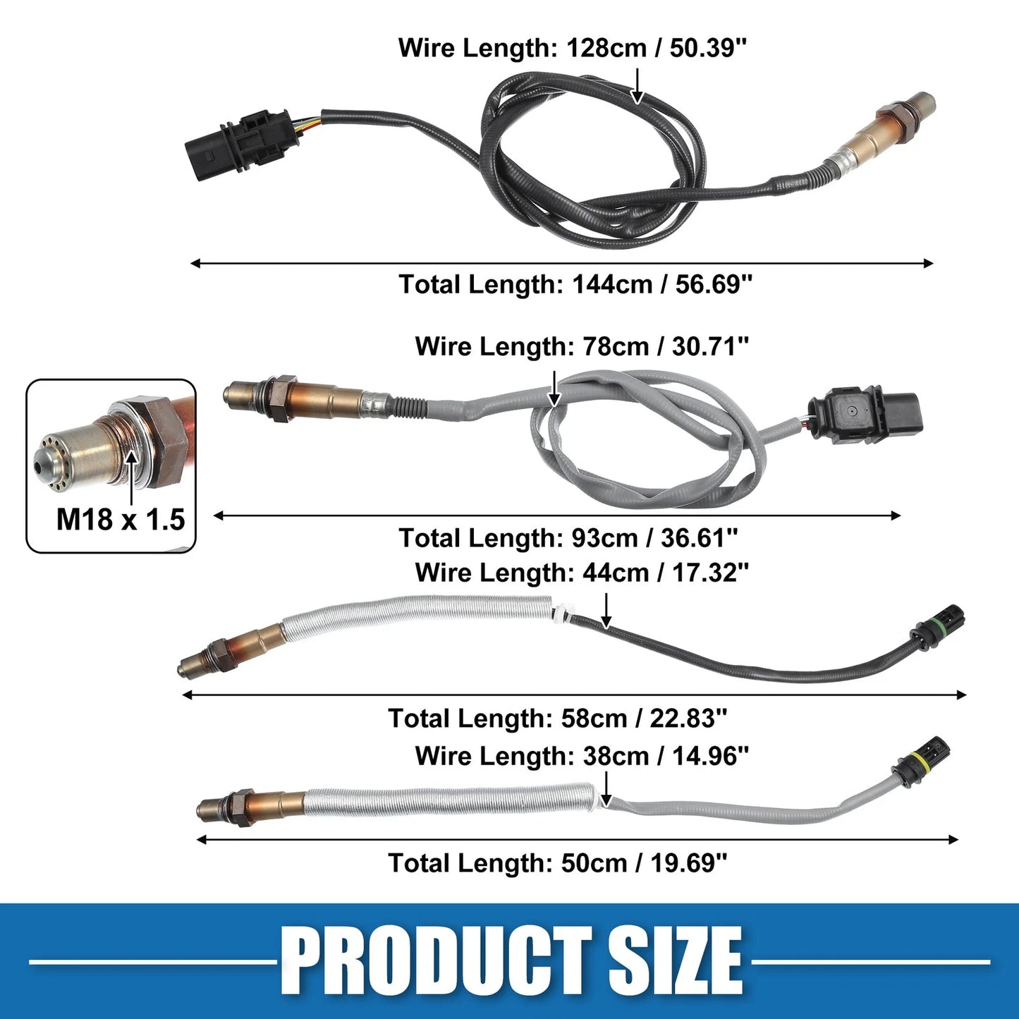 Oxygen Sensor Set for BMW X3 (2007-2010)