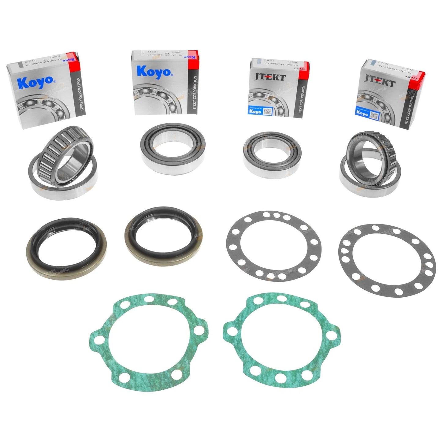 2 x Rear Wheel Bearing + Seal Kits for Toyota HDJ80 FJ80 FZJ80 HZJ80