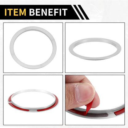 AC Vent Dashboard Decoration Rings 1 x Set for Toyota Tacoma (2016-2023)