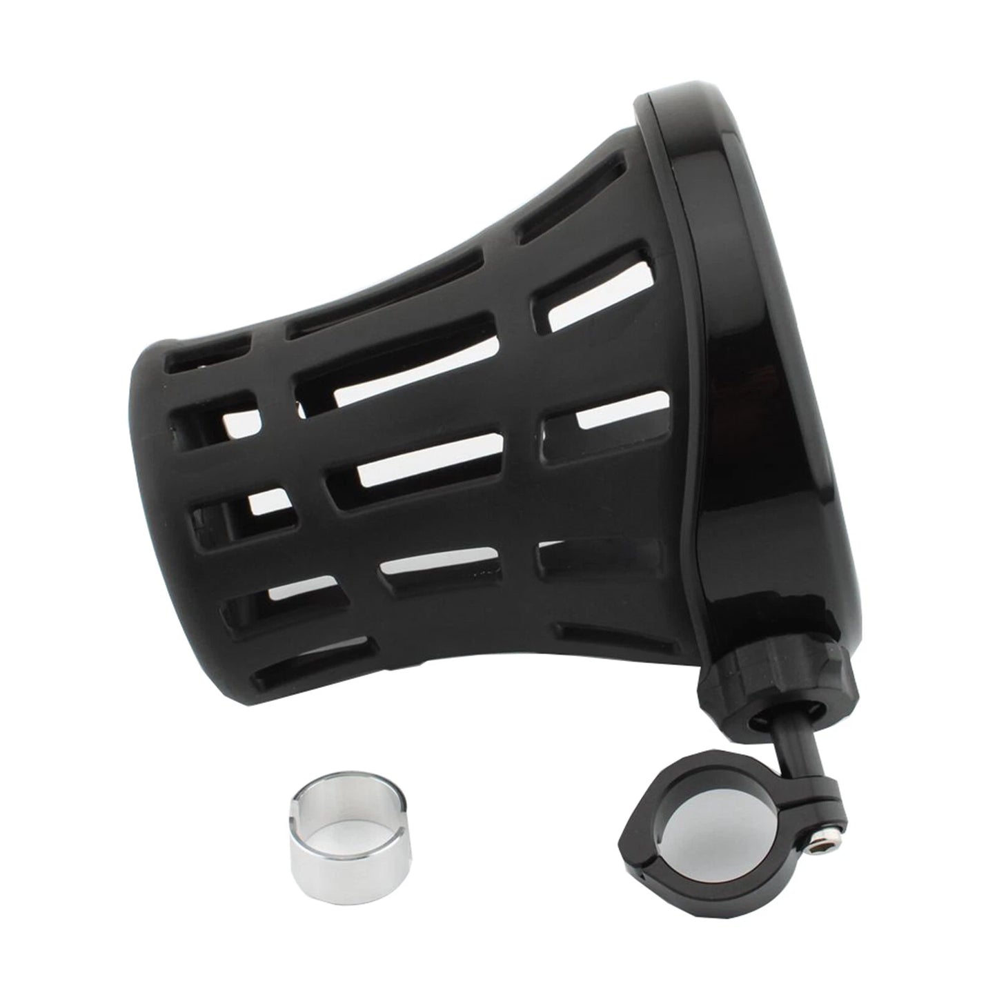 Handlebar Cup Holder Kit for 22mm-25mm Fixed Handlebars Black