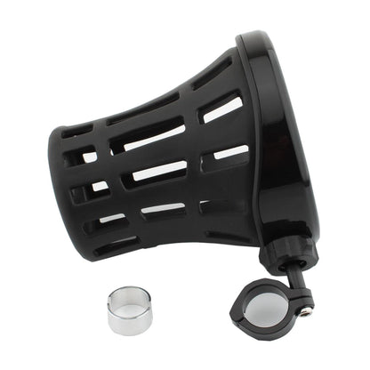Handlebar Cup Holder Kit for 22mm-25mm Fixed Handlebars Black