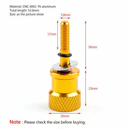 Rear Seat Bolt Gold for BMW R Nine T/Scrambler/Pure (2014-2023)