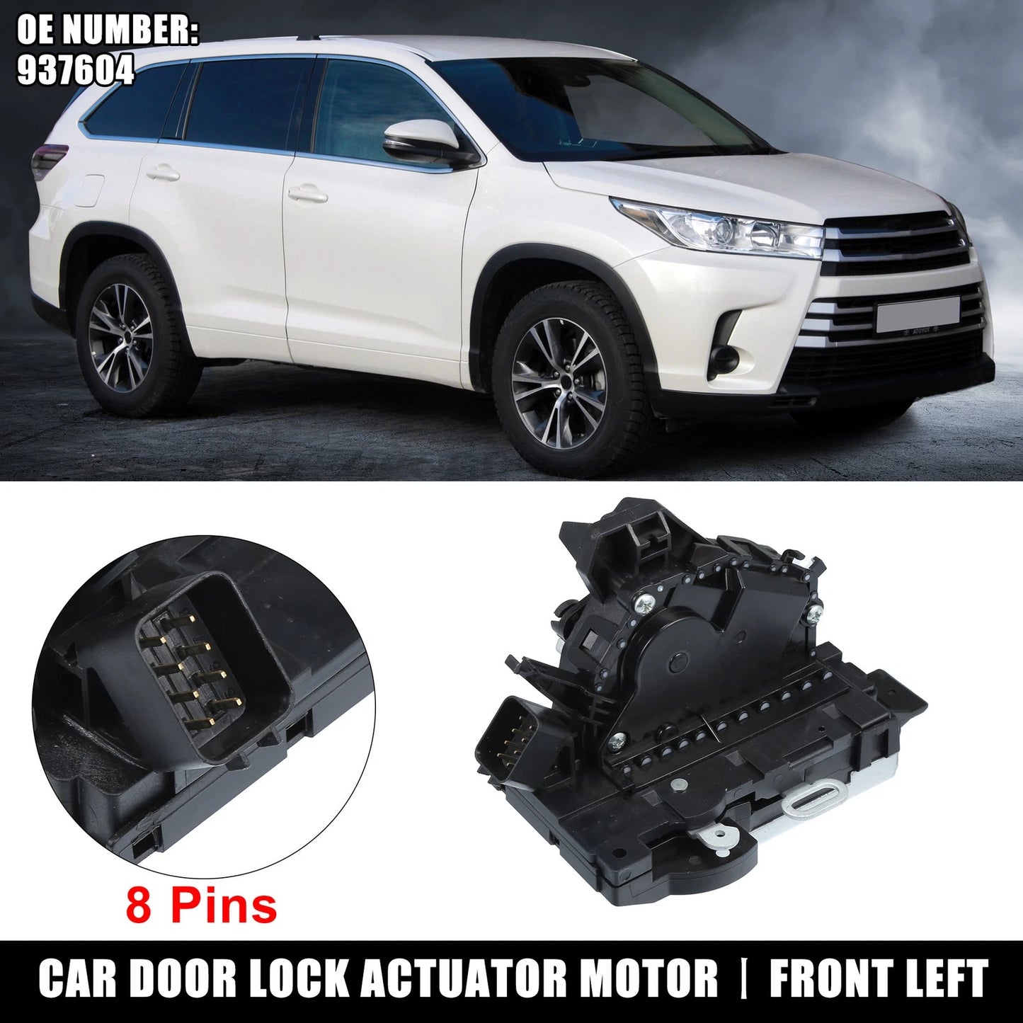 Front Left Power Door Lock Actuator Motor for Ford Focus (2002-2007)