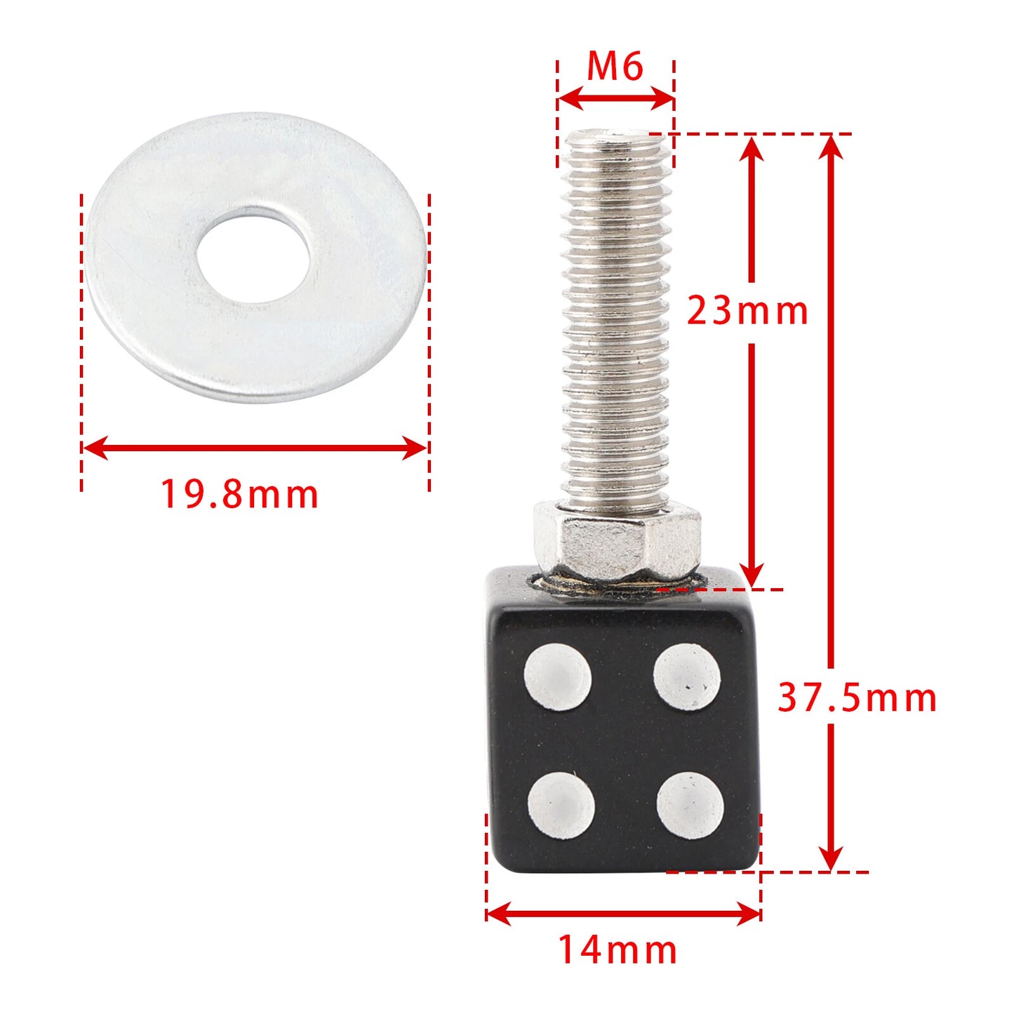 License Plate Bolts for Chopper Custom Motorcycle