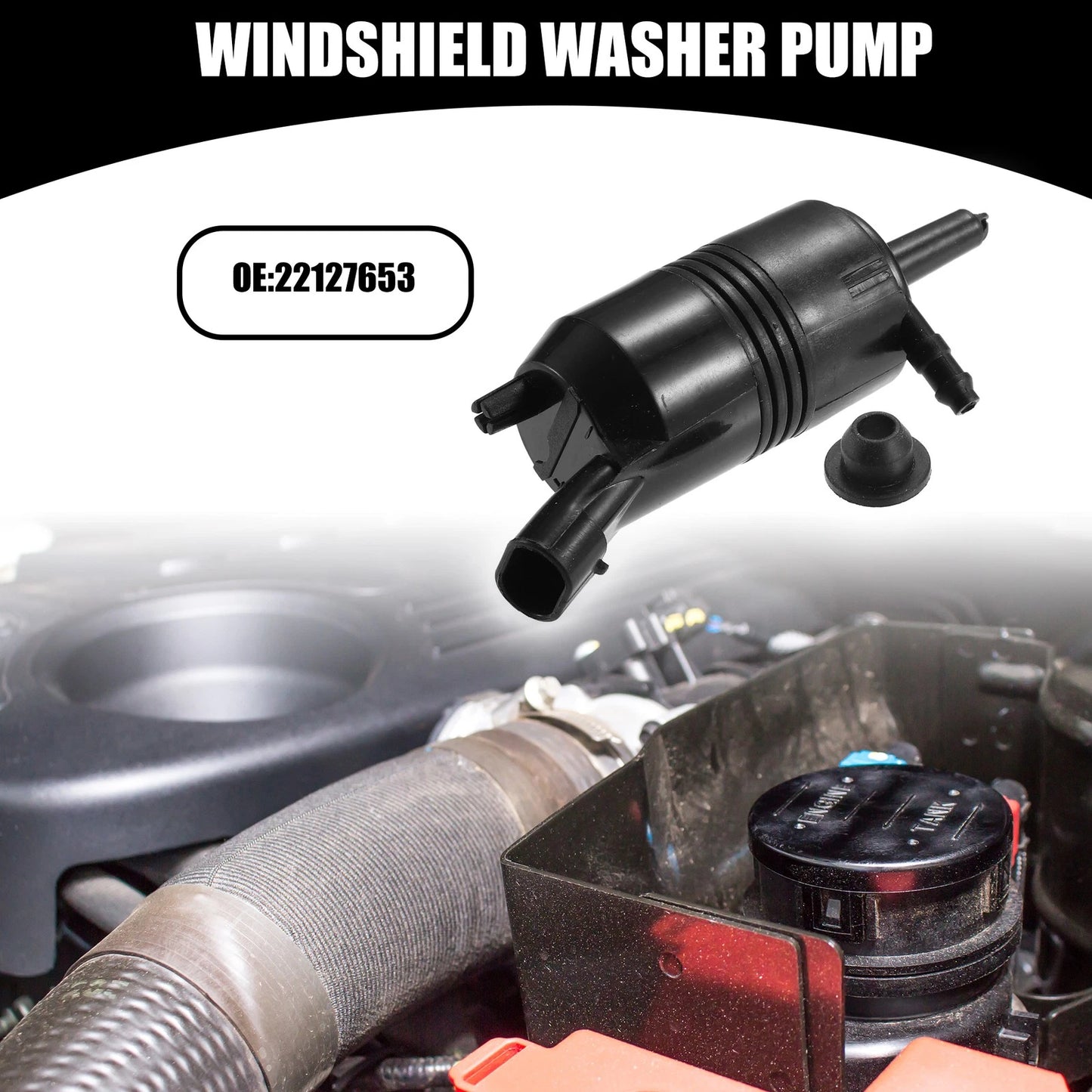 Car Windshield Washer Pump for Chevrolet Silverado 1500 (1999 - 2006)