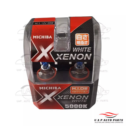 H11 Xenon Ultimate Headlight Bulbs 12V 55W for Michiba (2 x)