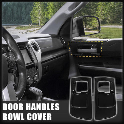 2 x Front Door Handle Bowl Cover Decorated Accessories for Toyota Tundra (2014–2021)