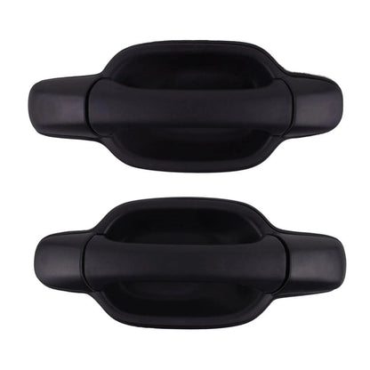 LH+RH Rear Outer Door Handles Black Fits Isuzu D-max Holden Rodeo UTE 2003-11