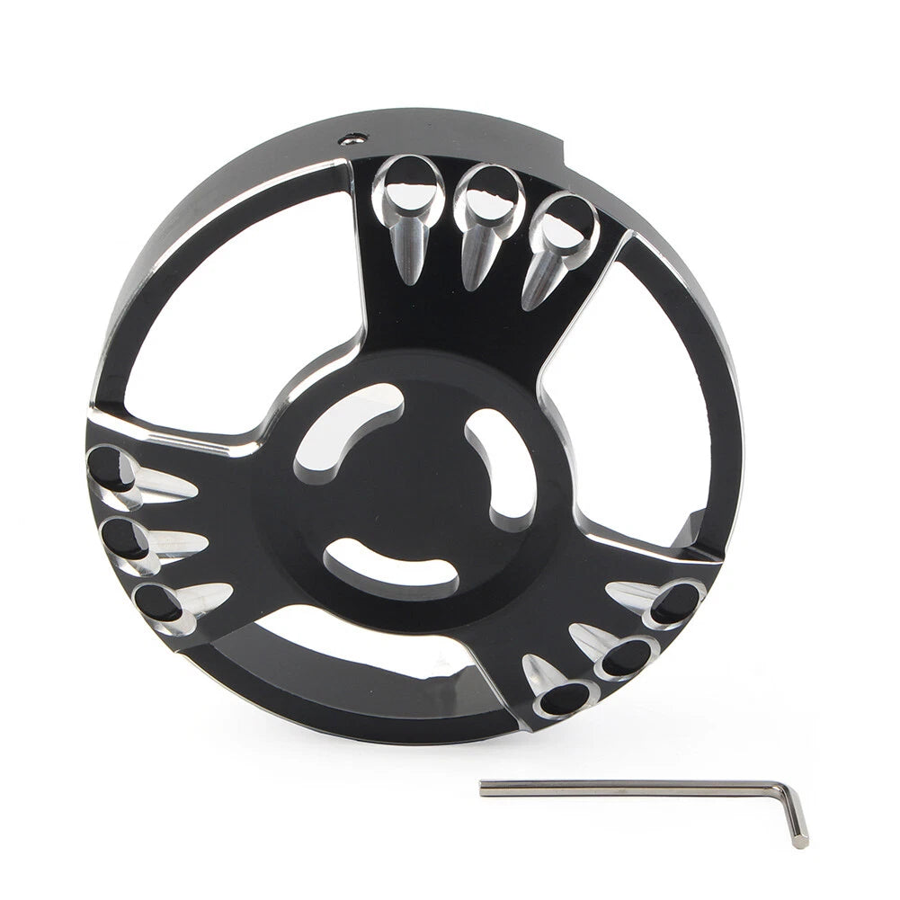 Black CNC Aluminum Derby Cover for Harley XL883 (2013-2023)