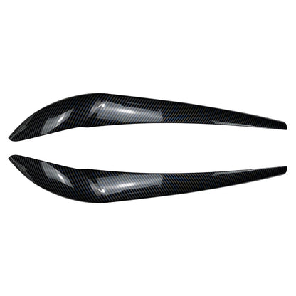 1 Pair Front Headlight Eyebrow Eyelid Covers for BMW X3 X4 (2014-2017)
