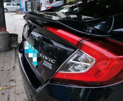 Glossy Black Spoiler Wing for Honda Civic 4DR Sedan RS (2016-2021)