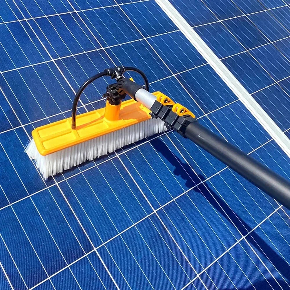 6M Water Fed Pole Solar Panel Window Cleaning Kit