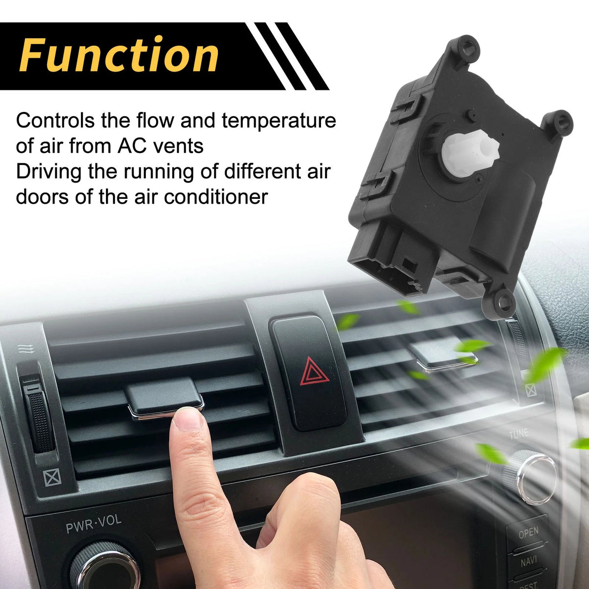 HVAC Air Door Actuator Heater Blend for Cadillac Escalade (2015-2018)