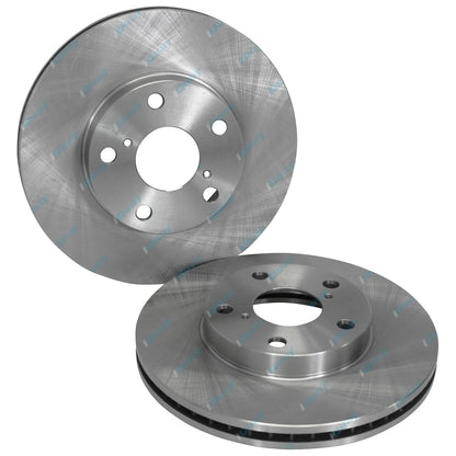 Front Disc Brake Rotors & Pads for Toyota RAV4 ACA20 ACA21 ACA22 ACA23 2000~2005