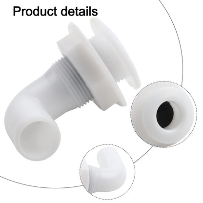 Boat Bilge Pump 90° Elbow Connector Nylon for All Models