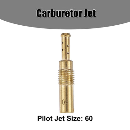 1x Carburetor Jet Slow Pilot Jets 60 for PWK28 PE24 Motorcycle