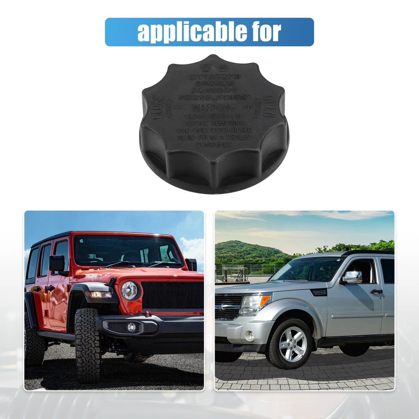 Brake Master Cylinder Cap Cover for Mazda Millenia S 2.3L (1995-2002)